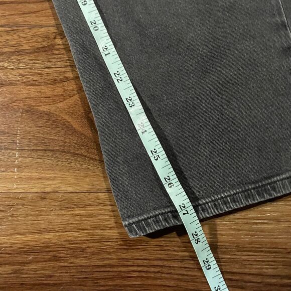 GAP 90s Loose Mid Rise Jeans Denim Jeans Cotton Black Women's Size 33 16R - Picture 3 of 8